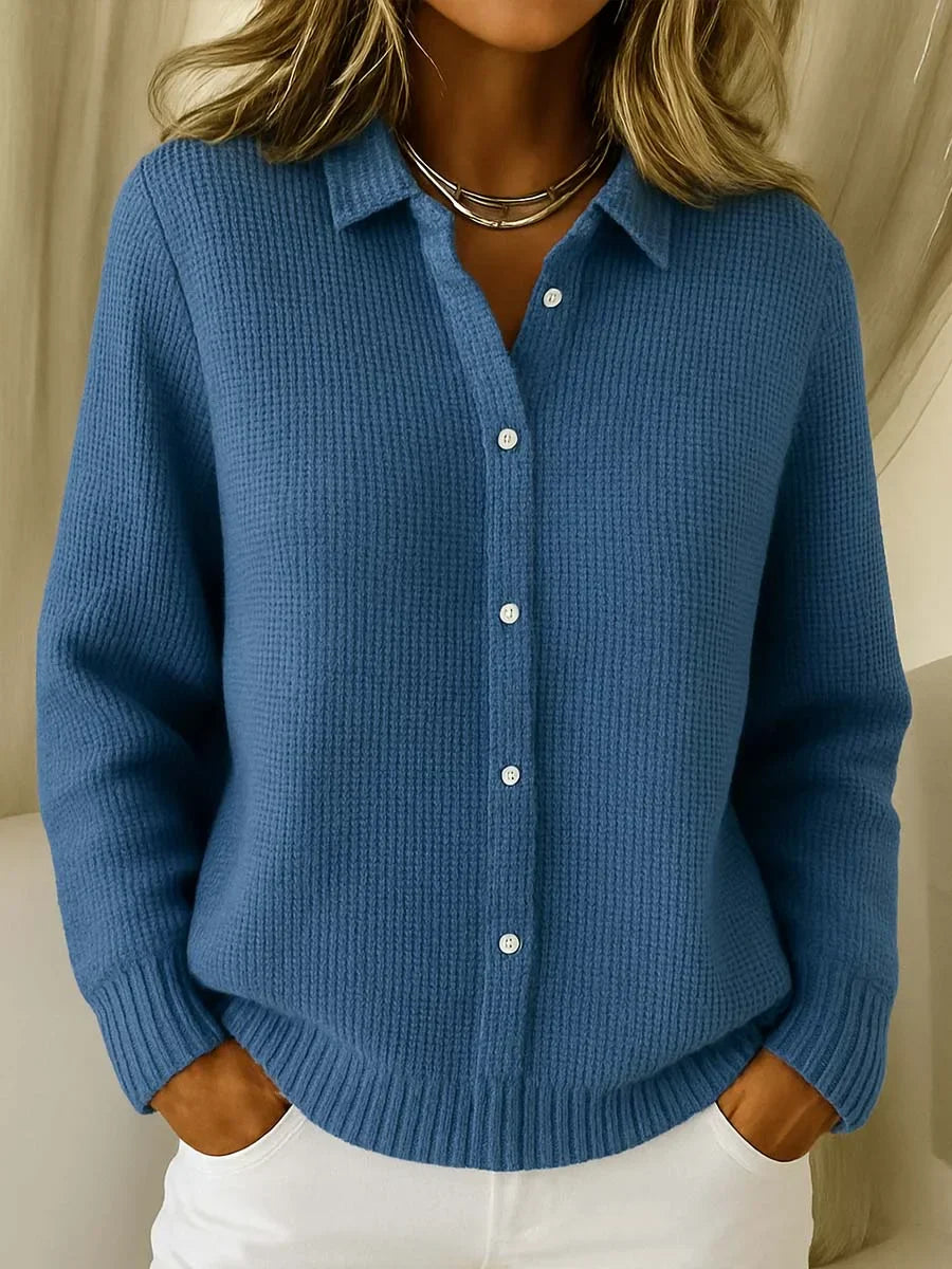 Emily & Isabella Brooks | Textured Knit Button Cardigan