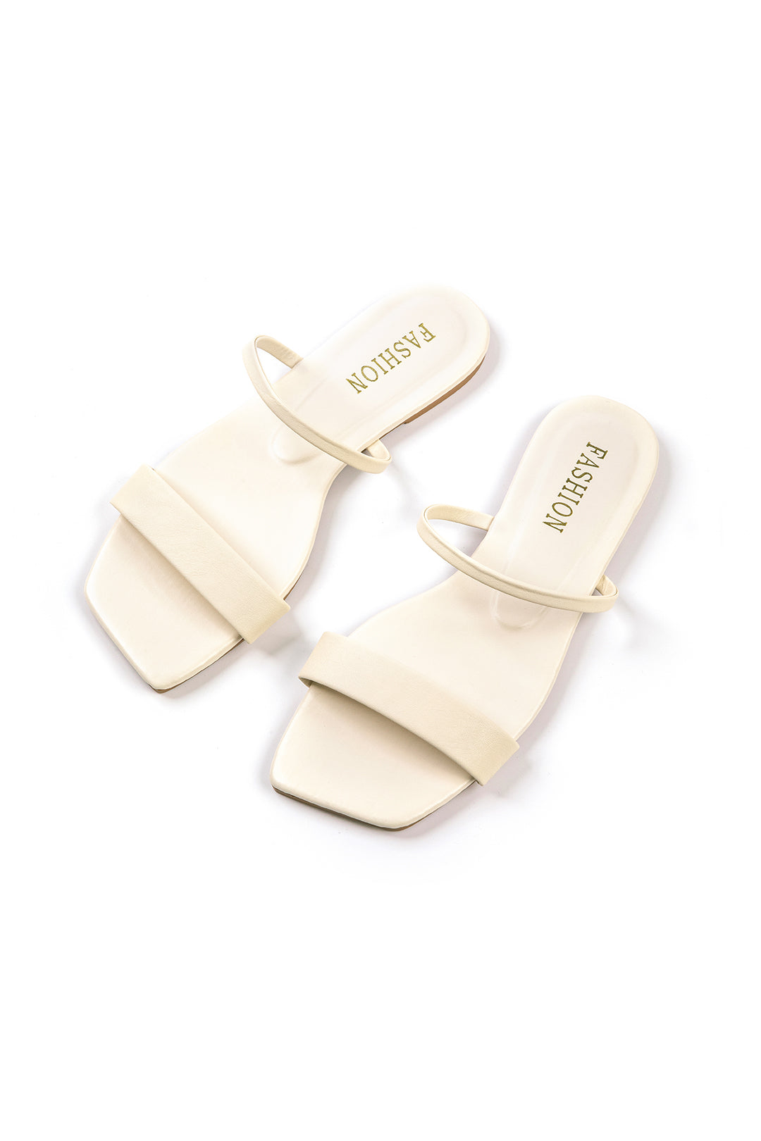 Emily & Isabella Brooks | Basic Flat Sandals, Square Toe
