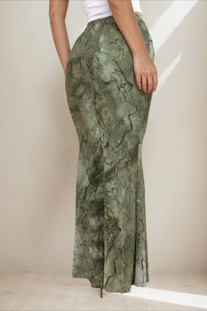 Emily & Isabella Brooks | Printed Slim Long Skirt