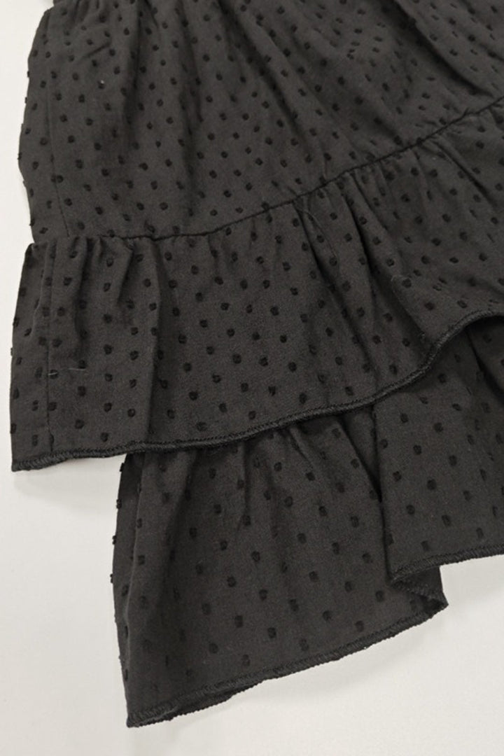 Emily & Isabella Brooks | High Waist Lace Tiered Bodycon Skirt
