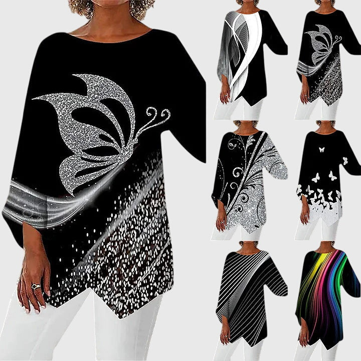 Emily & Isabella Brooks | Elegant Crew Neck Top