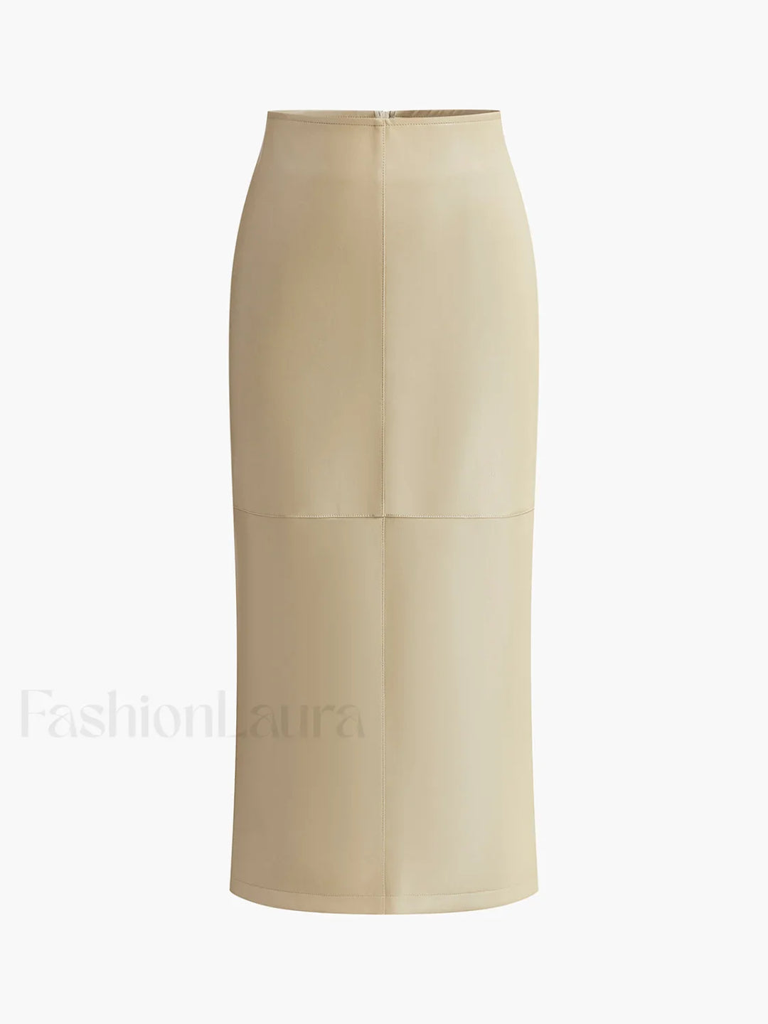 Emily & Isabella Brooks | Faux Leather Midi Skirt