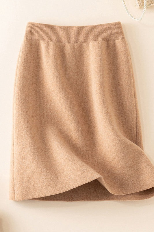Emily & Isabella Brooks | Wool A-Line Mini Skirt