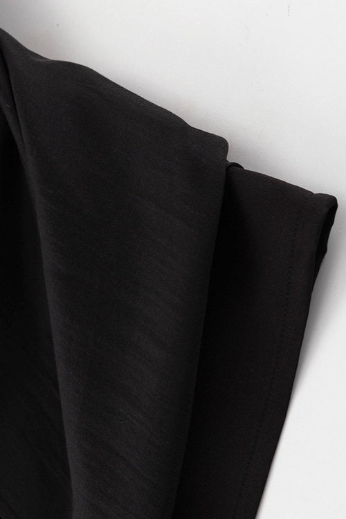 Emily & Isabella Brooks | Double Layer Sheer Black Bodycon Skirt