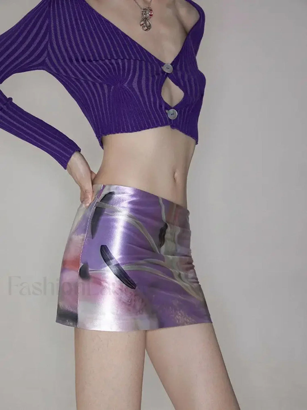 Emily & Isabella Brooks | Floral Acetate Fanny Pack Skirt