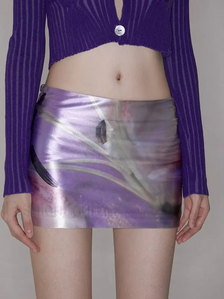 Emily & Isabella Brooks | Floral Acetate Fanny Pack Skirt