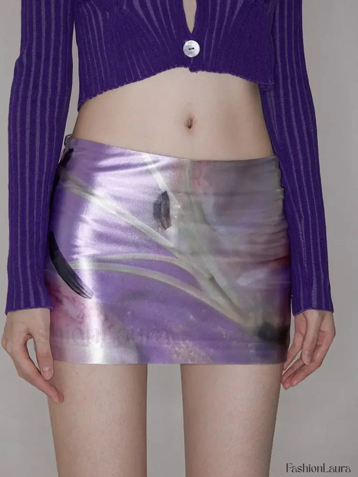 Emily & Isabella Brooks | Floral Acetate Fanny Pack Skirt