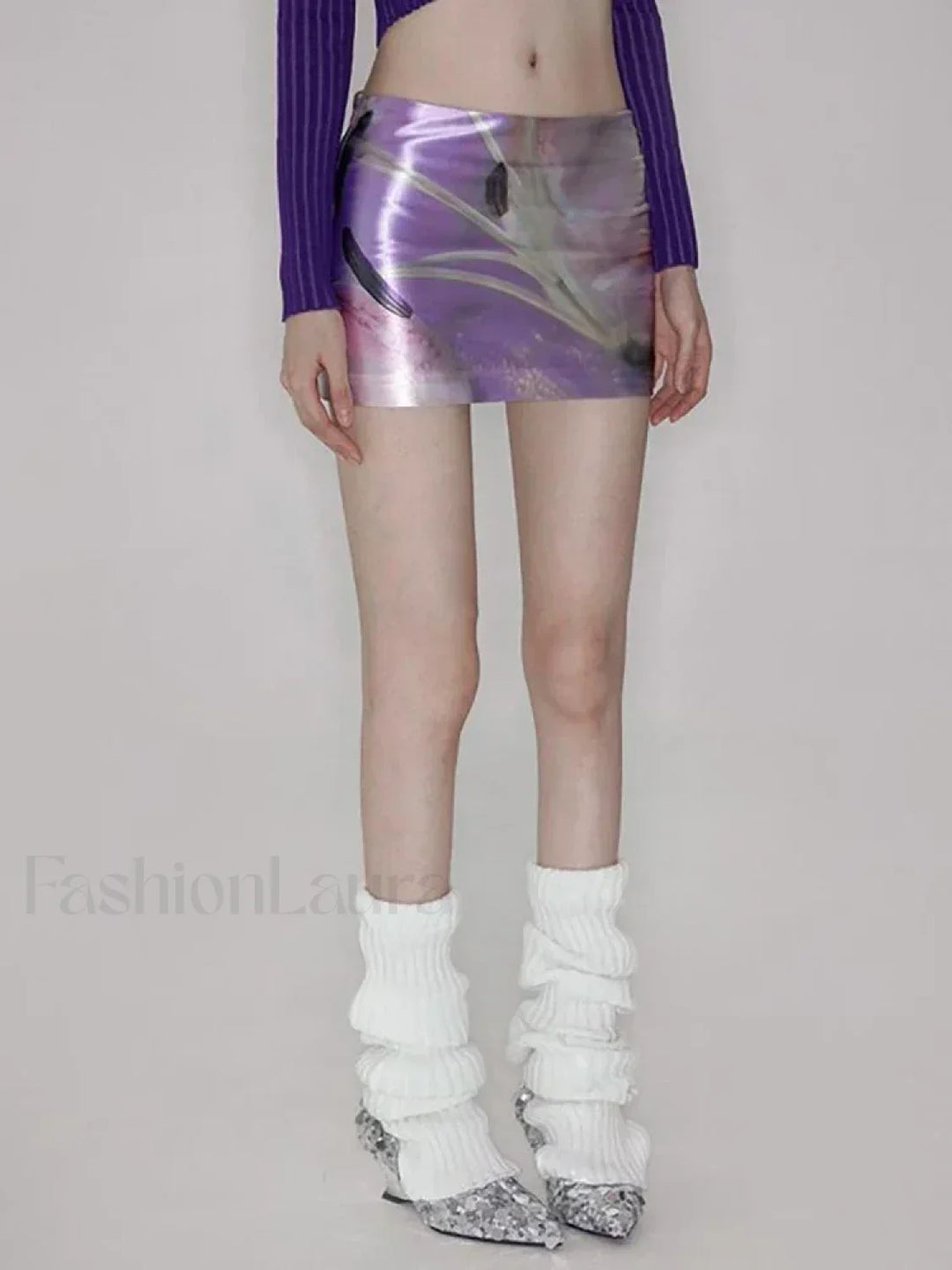 Emily & Isabella Brooks | Floral Acetate Fanny Pack Skirt