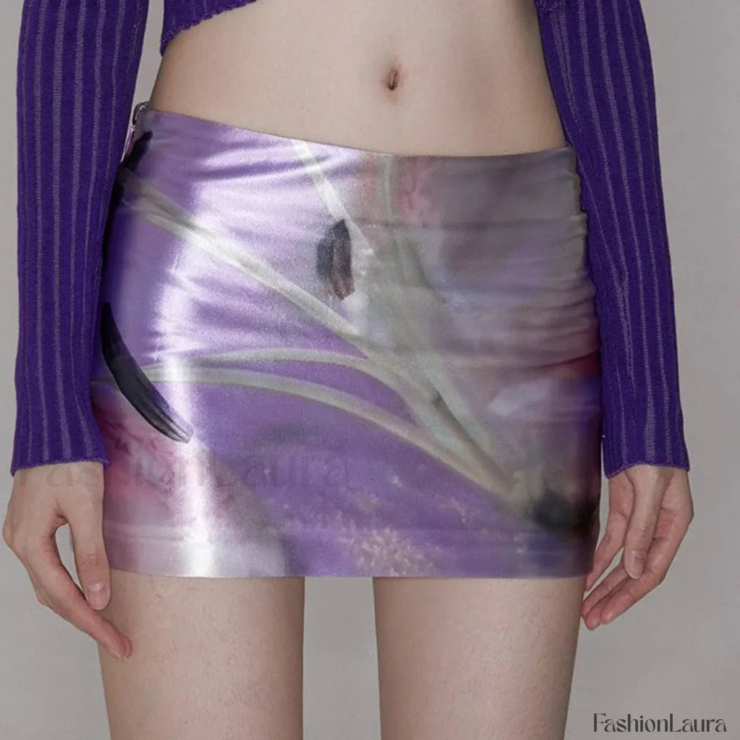 Emily & Isabella Brooks | Floral Acetate Fanny Pack Skirt