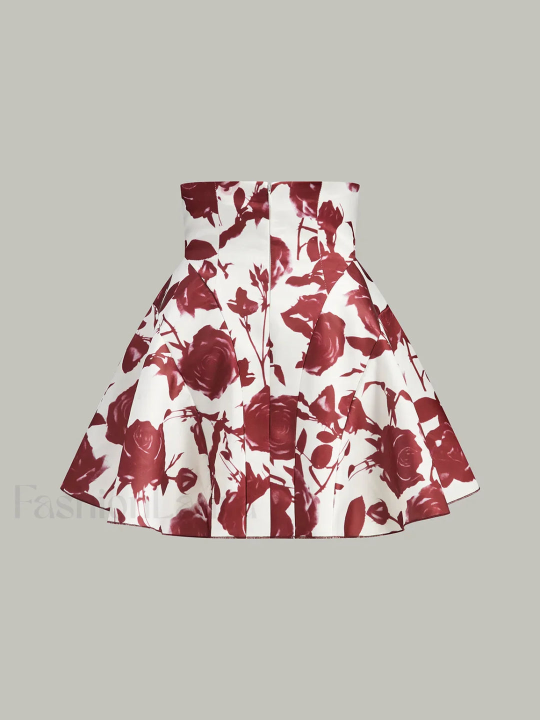 Emily & Isabella Brooks | Floral Print Skirt with Button Details