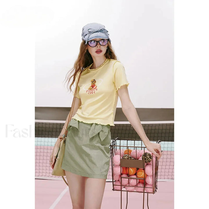 Emily & Isabella Brooks | Green A-Line Skirt