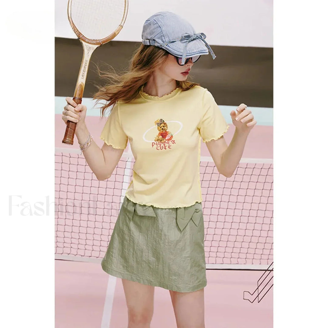 Emily & Isabella Brooks | Green A-Line Skirt