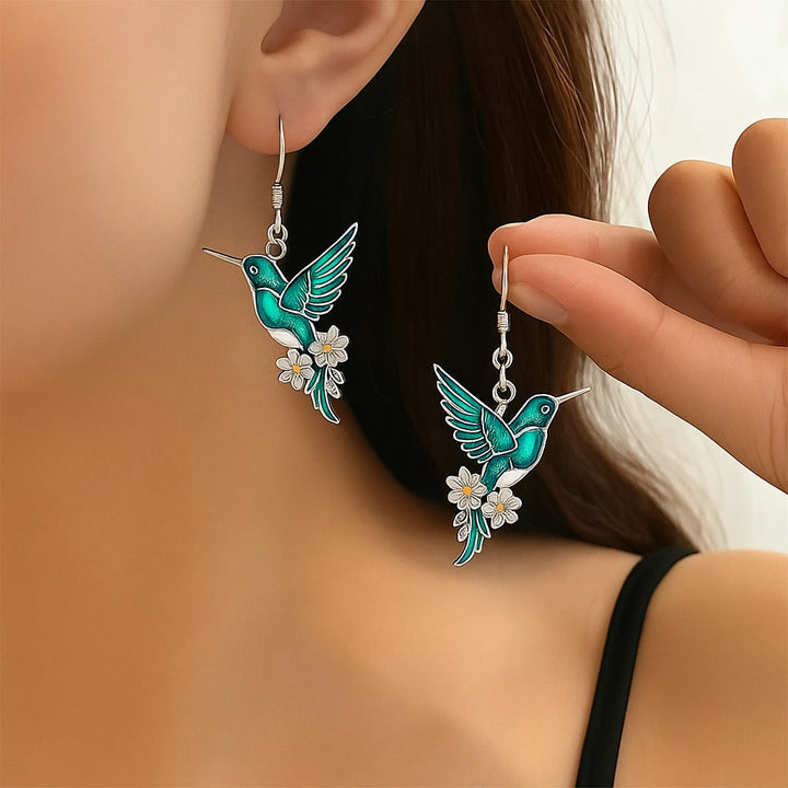 Emily & Isabella Brooks | Hummingbird Necklace and Earrings Set