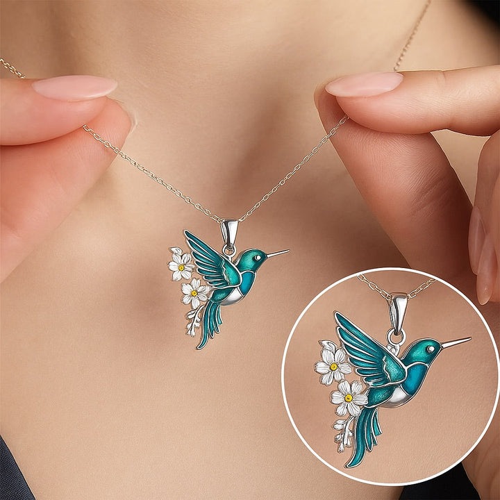 Emily & Isabella Brooks | Hummingbird Necklace and Earrings Set