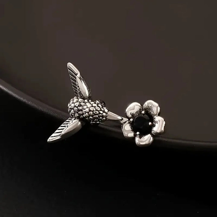 Emily & Isabella Brooks | Adjustable Open Bird Ring in Silver