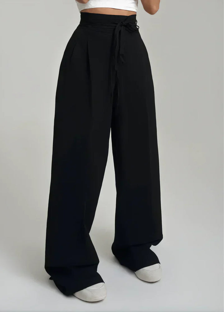 Emily & Isabella Brooks | High-Waisted Trousers, Wide Legs