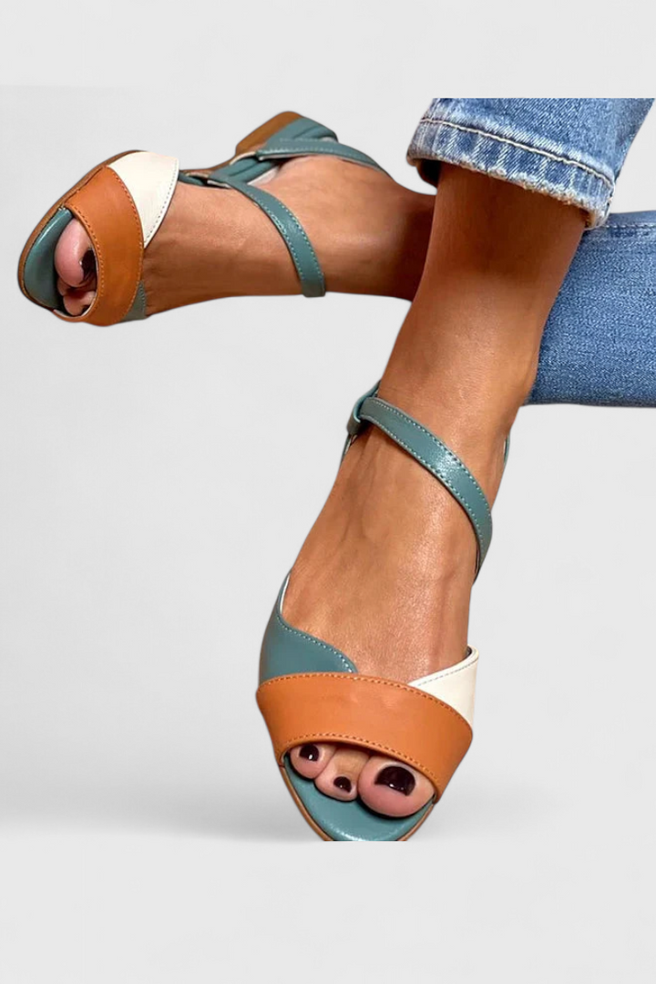 Emily & Isabella Brooks | Elegant Ankle Strap Sandals with Soft Sole
