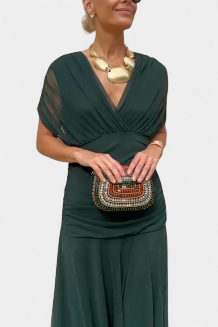 Emily & Isabella Brooks | Elegant Women's Dress | Long Floral Dress