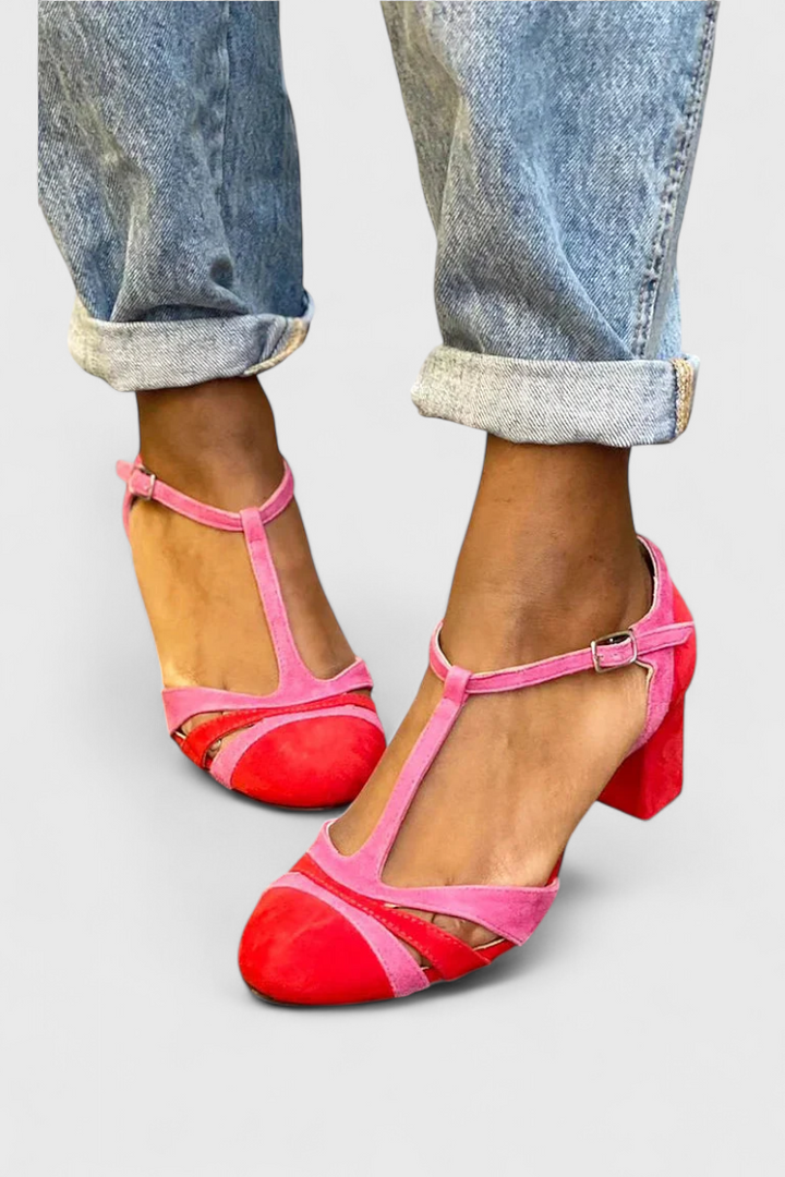 Emily & Isabella Brooks | Elegant sandals with comfortable heel and ankle support