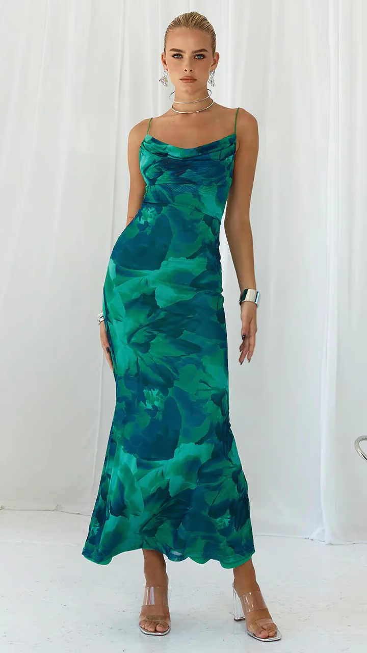 Emily & Isabella Brooks | Sleeveless Bodycon Maxi Dress