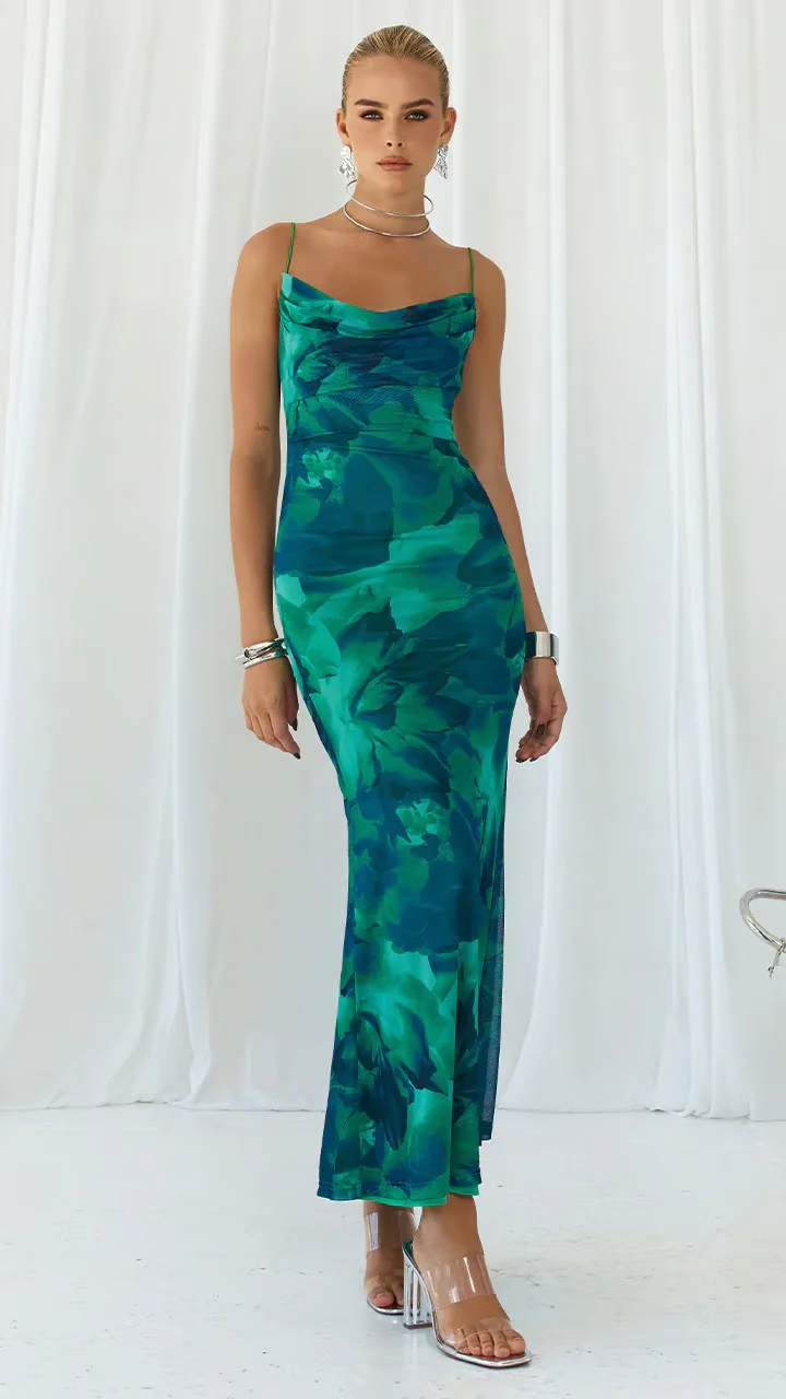 Emily & Isabella Brooks | Sleeveless Bodycon Maxi Dress