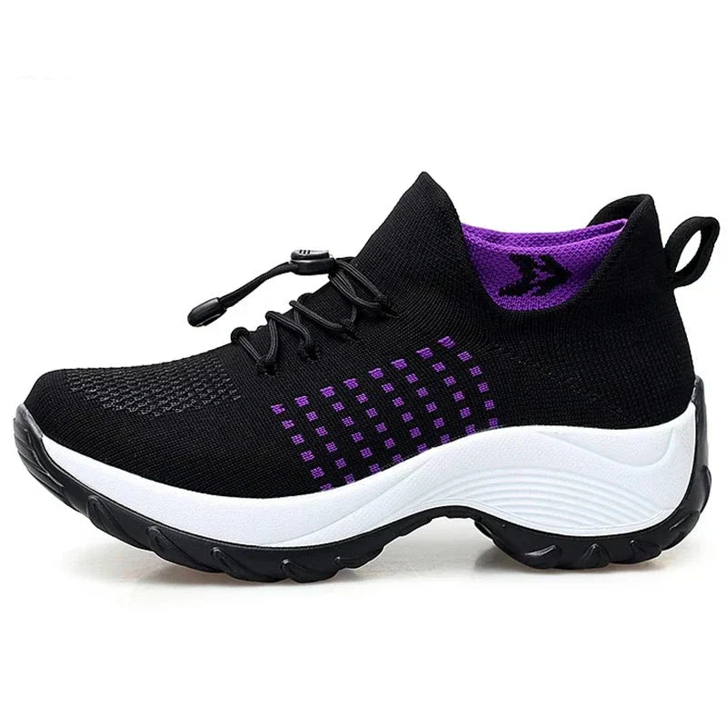 Emily & Isabella Brooks | Pain-Relieving Sneakers in Lilac