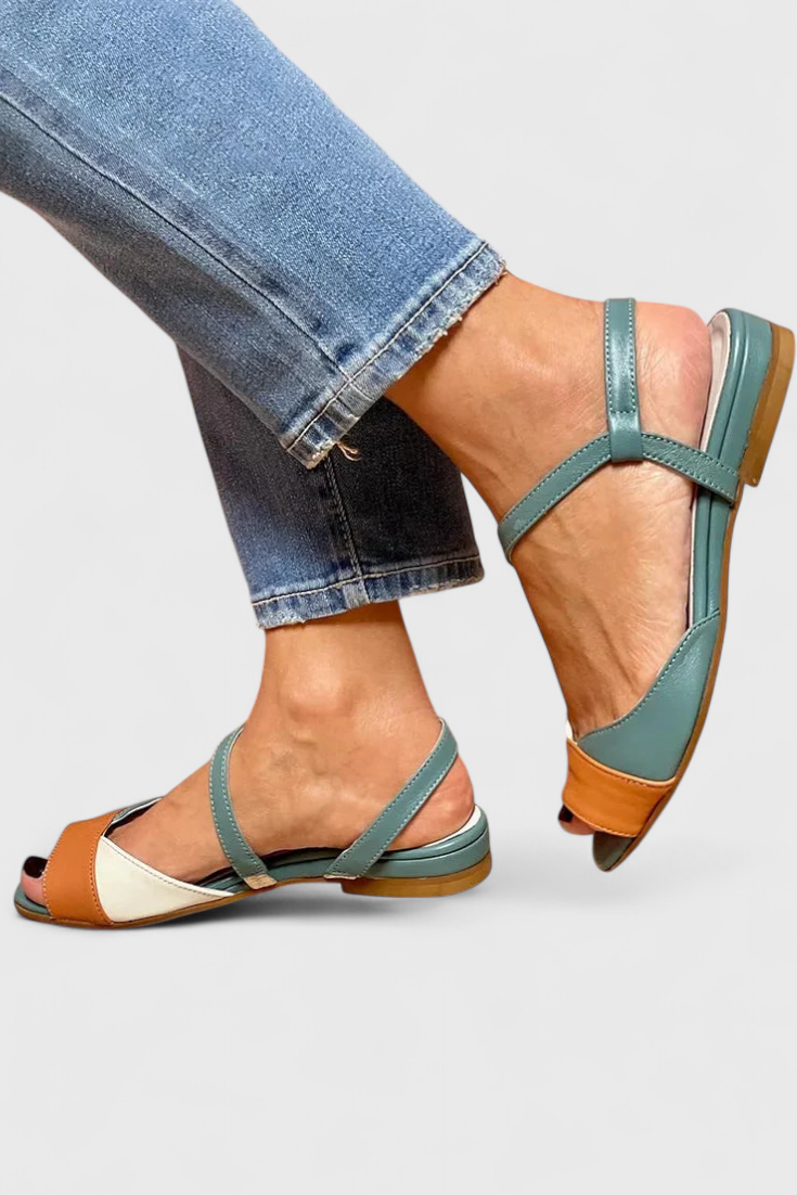 Emily & Isabella Brooks | Elegant Ankle Strap Sandals with Soft Sole