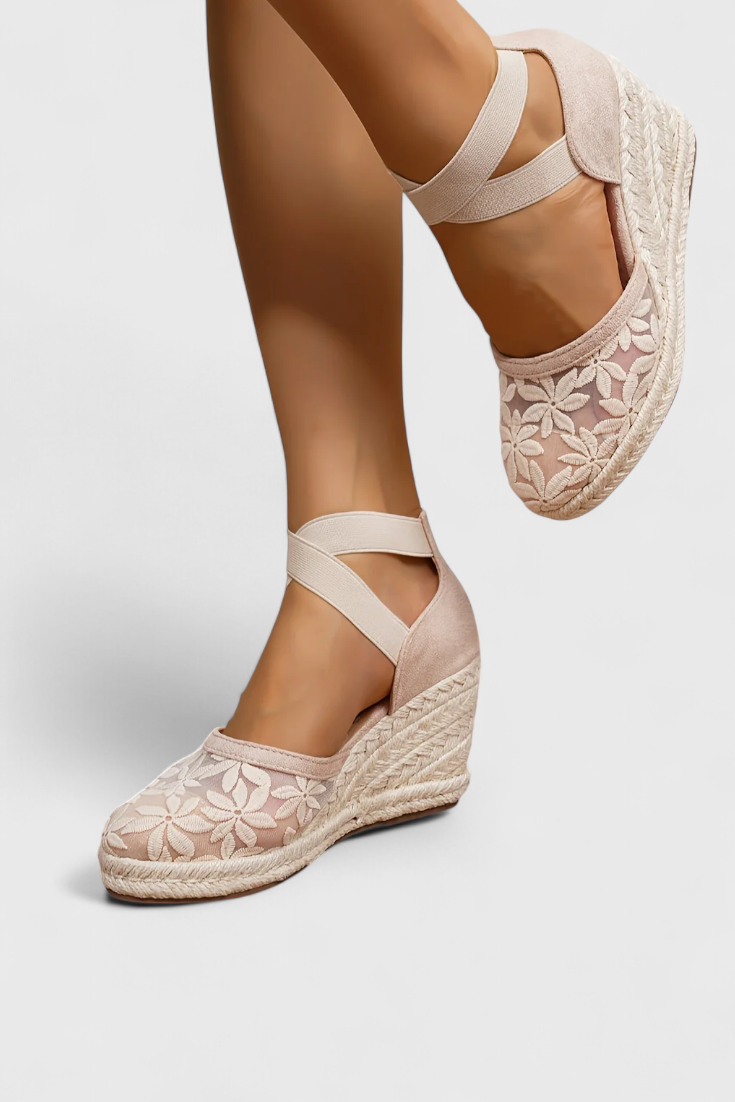 Emily & Isabella Brooks | Orthopedic Sandals with Platform Heel