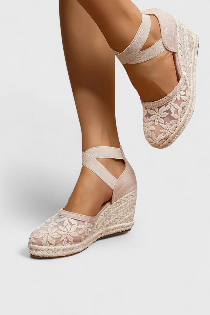 Emily & Isabella Brooks | Orthopedic Sandals with Platform Heel