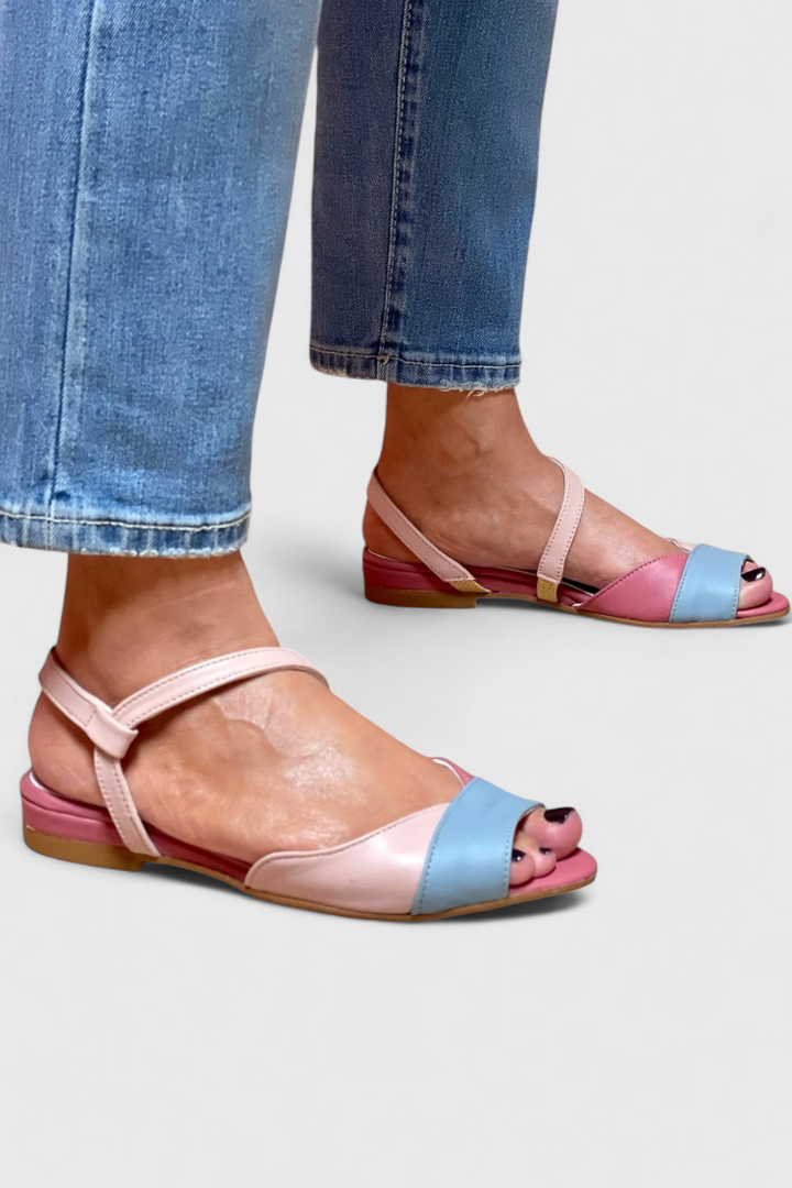 Emily & Isabella Brooks | Elegant Ankle Strap Sandals with Soft Sole