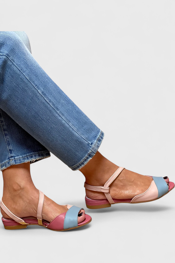 Emily & Isabella Brooks | Elegant Ankle Strap Sandals with Soft Sole