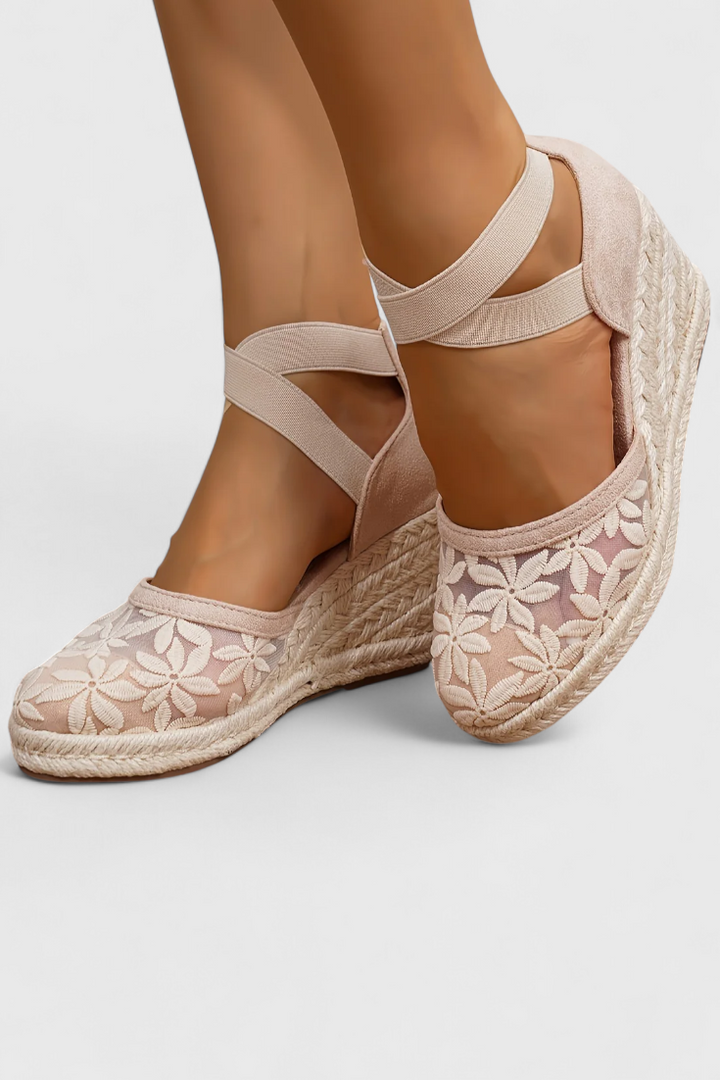 Emily & Isabella Brooks | Orthopedic Sandals with Platform Heel