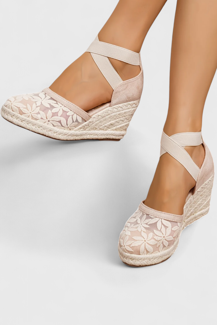 Emily & Isabella Brooks | Orthopedic Sandals with Platform Heel