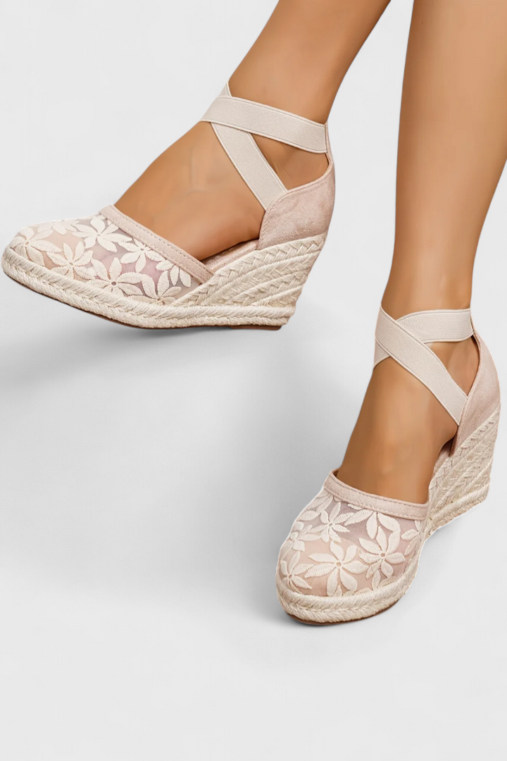 Emily & Isabella Brooks | Orthopedic Sandals with Platform Heel