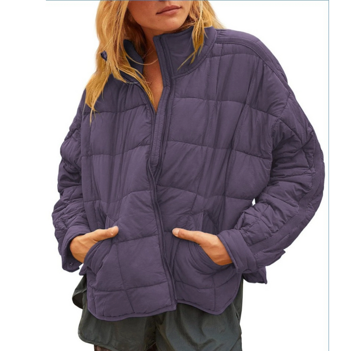 Emily & Isabella Brooks | Lightweight Compact Zip Puffer Jacket
