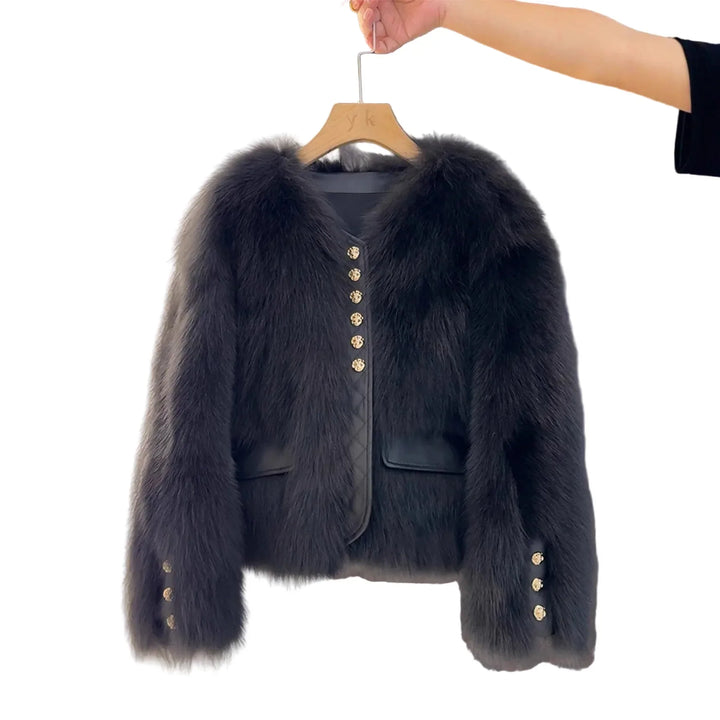 Emily & Isabella Brooks | Luxe Faux Fur Jacket