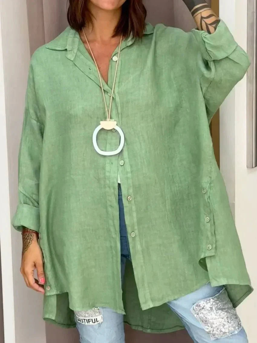 Emily & Isabella Brooks | Oversized Shirt in Luxe Fabric