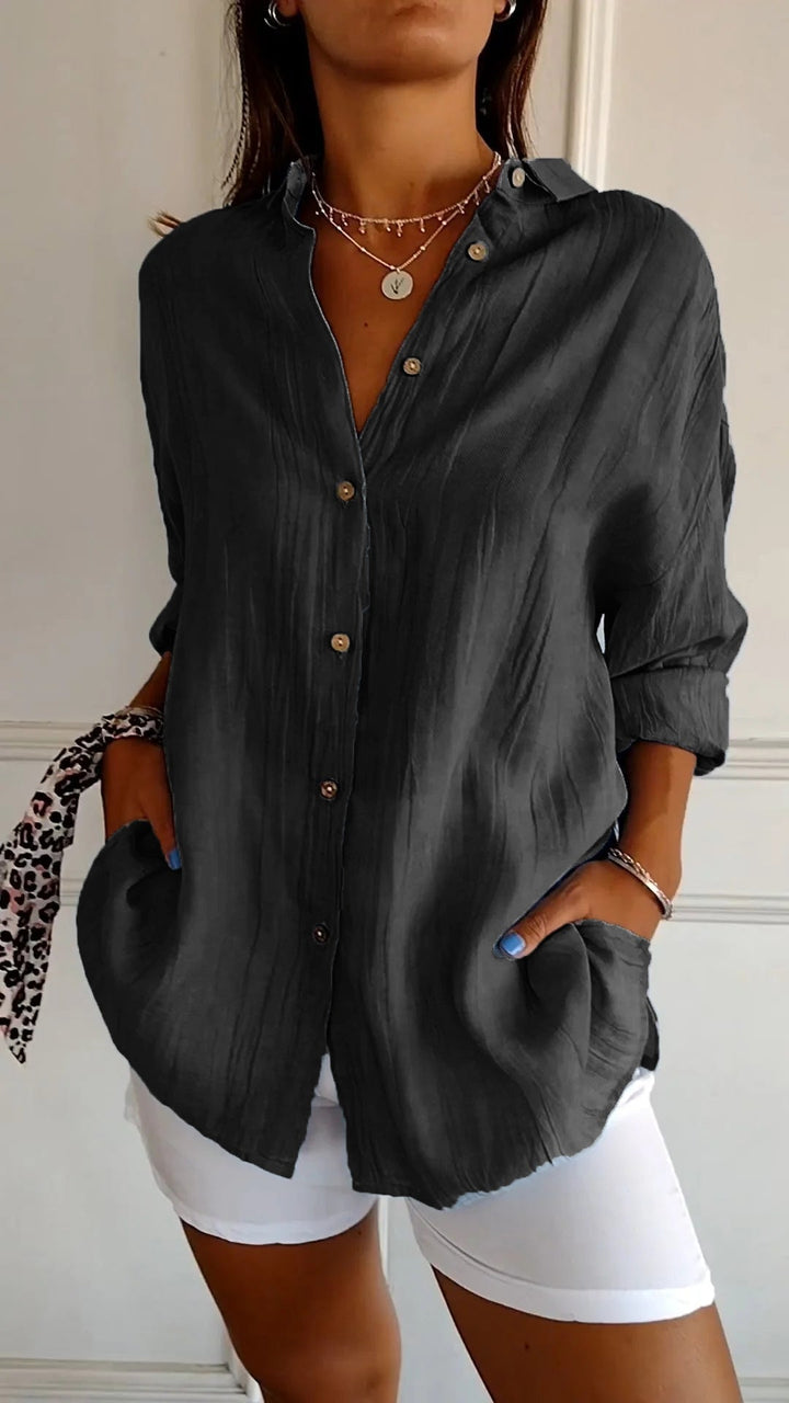 Emily & Isabella Brooks | Elegant Shirt with Pleated Style
