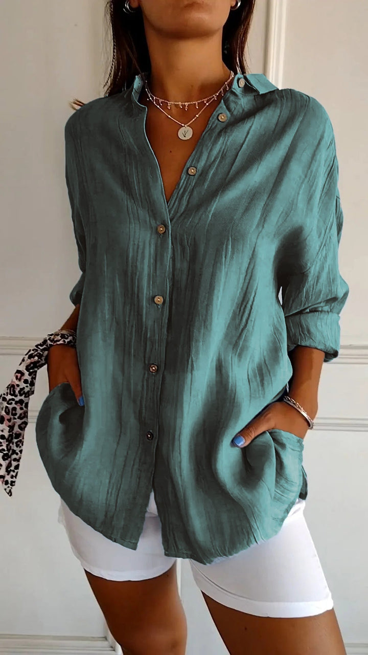 Emily & Isabella Brooks | Elegant Shirt with Pleated Style