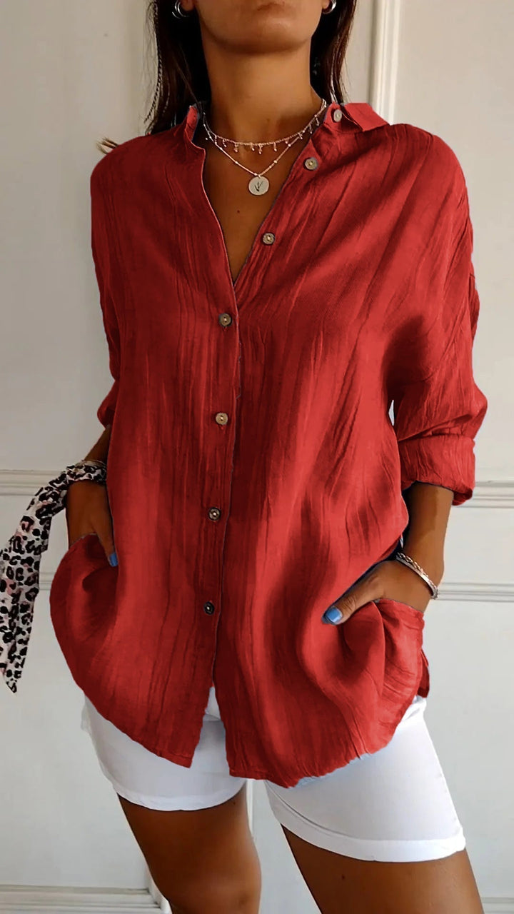 Emily & Isabella Brooks | Elegant Shirt with Pleated Style