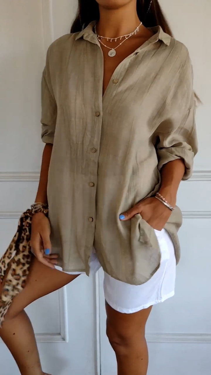 Emily & Isabella Brooks | Elegant Shirt with Pleated Style