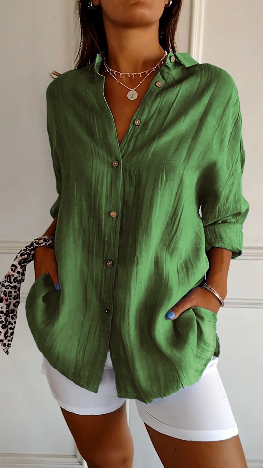 Emily & Isabella Brooks | Elegant Shirt with Pleated Style