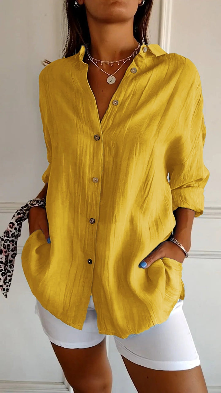 Emily & Isabella Brooks | Elegant Shirt with Pleated Style