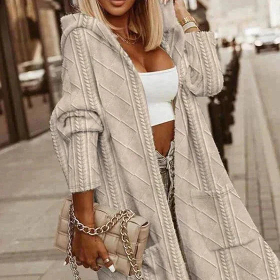 Emily & Isabella Brooks | Extended Length Hooded Cardigan