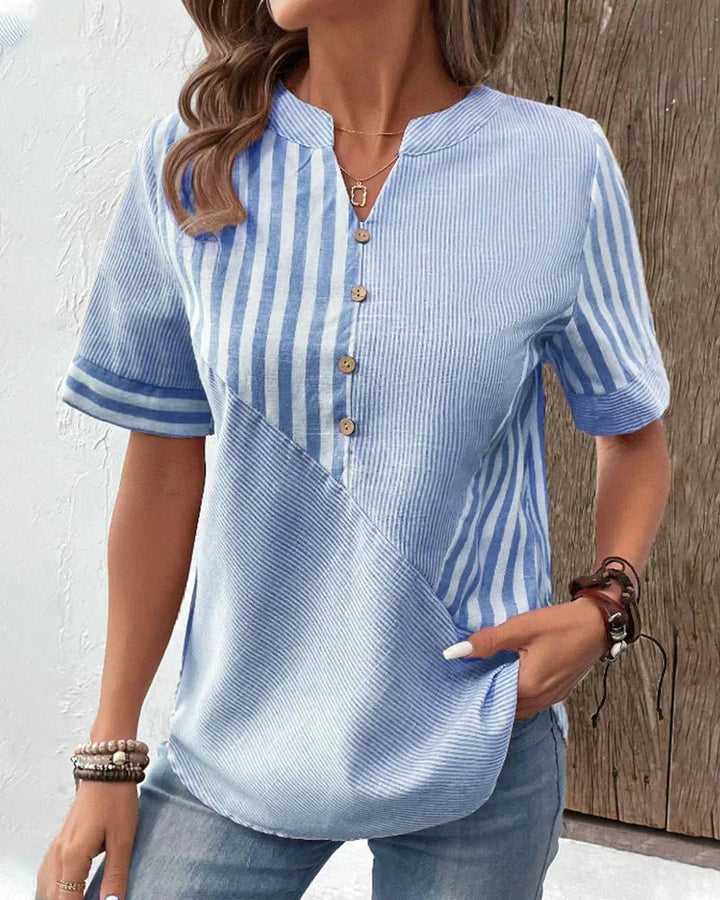 Emily & Isabella Brooks | Soft Striped Blouse