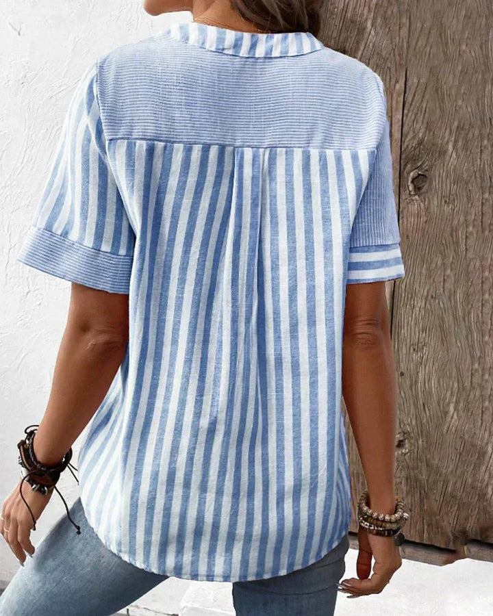 Emily & Isabella Brooks | Soft Striped Blouse