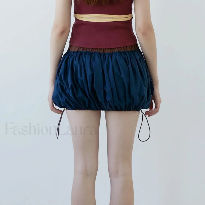 Emily & Isabella Brooks | Puffball Elastic Waist Skirt