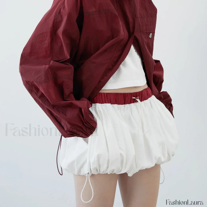 Emily & Isabella Brooks | Puffball Elastic Waist Skirt