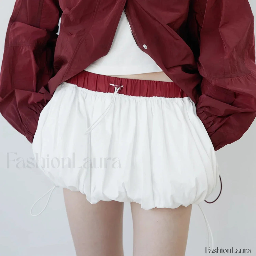 Emily & Isabella Brooks | Puffball Elastic Waist Skirt