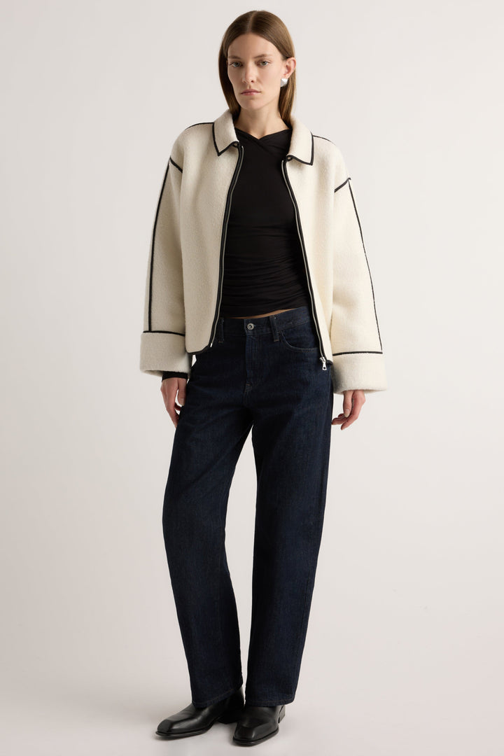 Emily & Isabella Brooks | Contrast Trim Coat